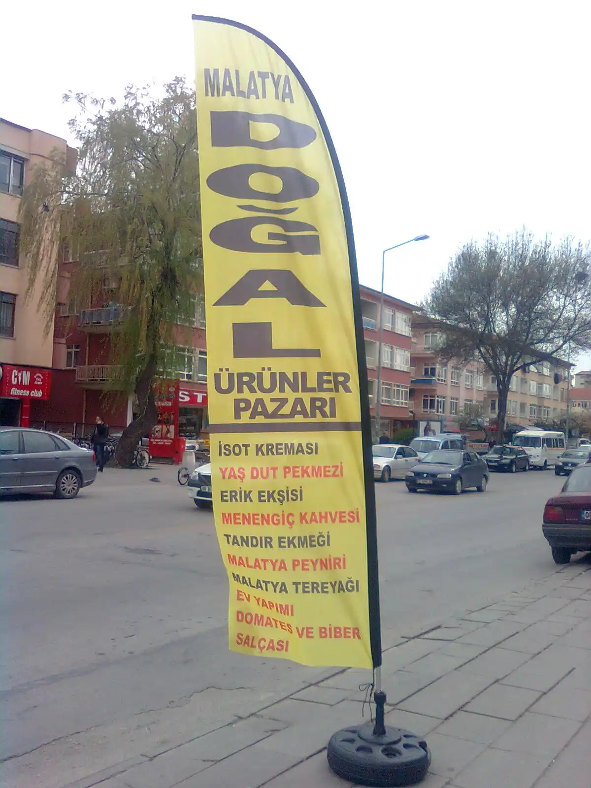 Doğal Ürünler Yelken Bayrağı-1