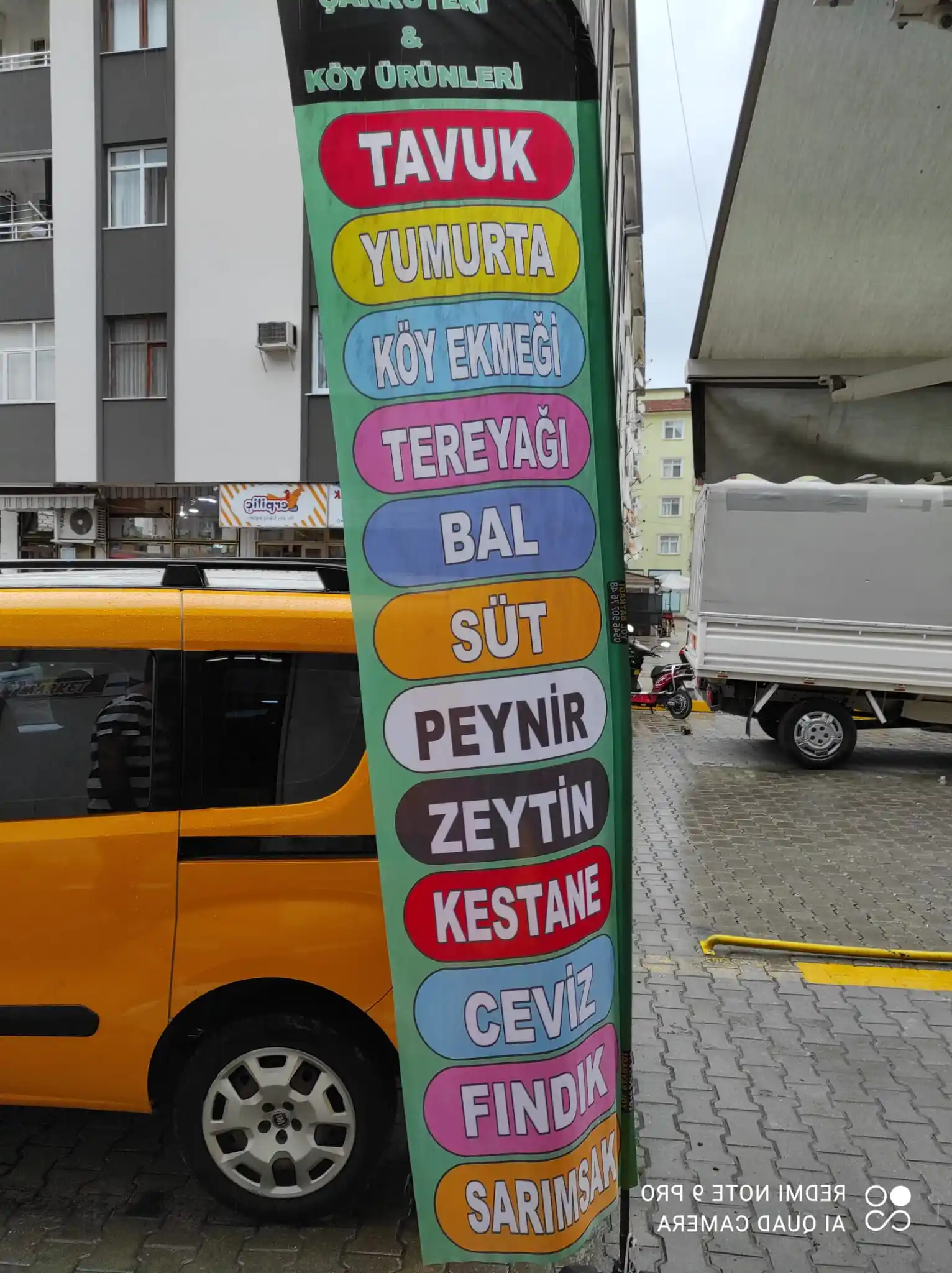 Doğal Ürünler Yelken Bayrağı-2